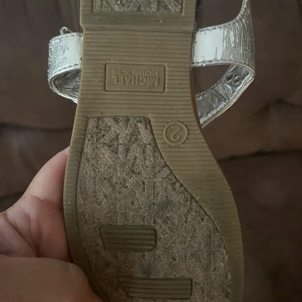 Girls Michael Kor sandal size 2.
